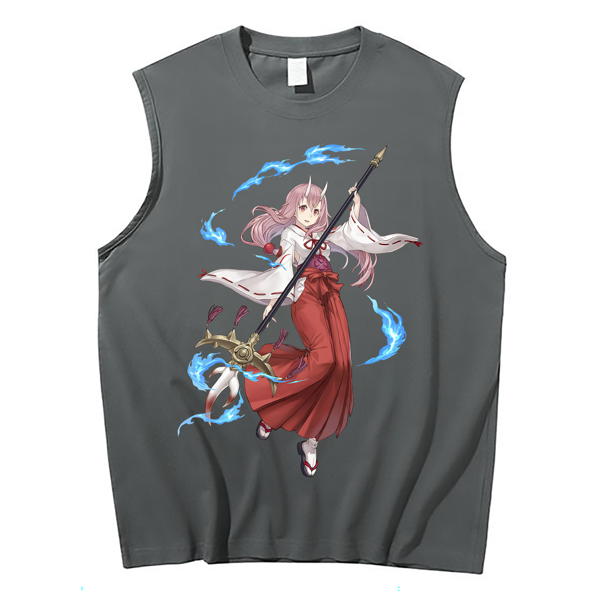 （画像用） 転スラ Regarding Reincarnated to Slime コットン100％タンクトップ（フロントプリント）